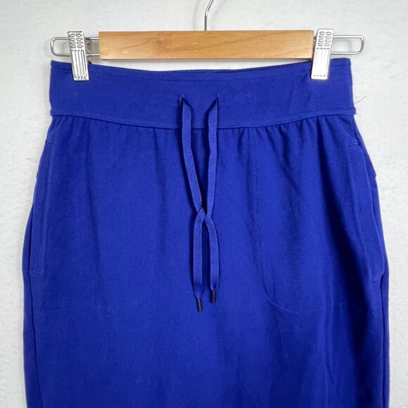 Tek Gear DryTek Womens Blue Elastic Waist Drawstring Long Skirt Size XS Stretch - Picture 3 of 9